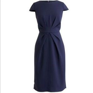 J.Crew Pleated Sheath Dress - Size 6